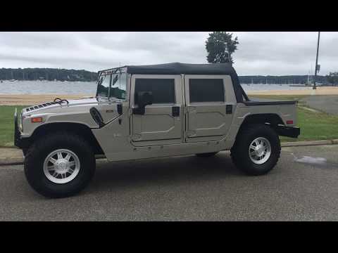 2003 Hummer H1 opentop pewter