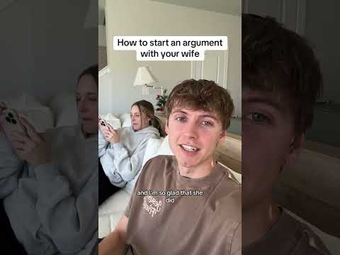 Easy way to start an argument with your wife 😅