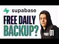 Setup Automatic Backups For A Supabase DB For Free Using GitHub Actions