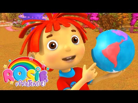 30 Min Desene animate copii 🌍 Ocolul pământului într-o zi cu Rosie și prietenii mei