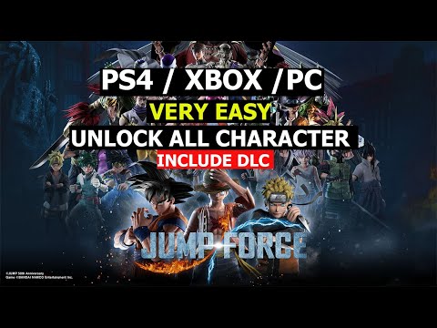 HOW TO UNLOCK ALL CHARACTER IN JUMP FORCE Very easy. XBOX/PC/PS4/PS5 -2025