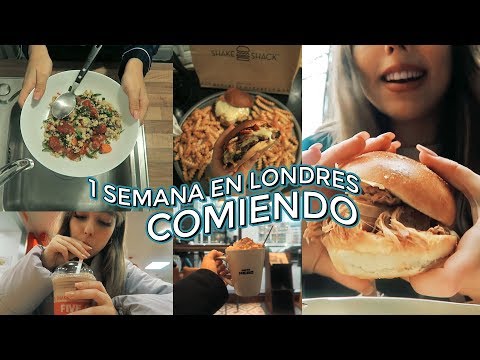 ¿Qué COMO en una SEMANA DE VIAJE EN LONDRES? (no todo realfood jiji)