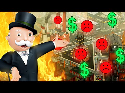 I built a city that profits from people's unhappiness and this happened