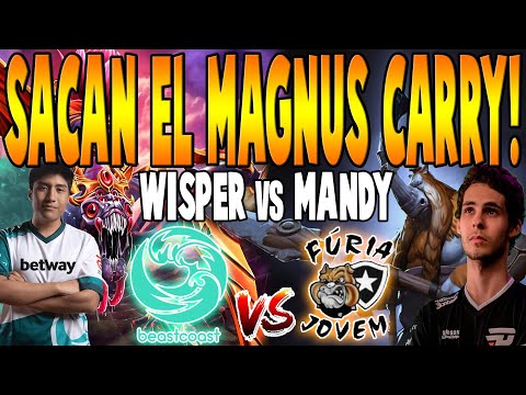 BEASTCOAST vs FURIA JOVEM [BO2] - Sacan el MAGNUS CARRY! "Wisper vs Mandy" - BTS PRO SERIES 7 DOTA 2