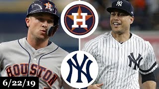 Houston Astros vs New York Yankees - Full Game Highlights | June 22, 2019 | 2019 MLB Season Houston Astros vs New York Yankees - Full Game Highlights | June 22, 2019 | 2019 MLB Season