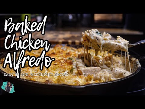 HOW TO MAKE DELICIOUS CHICKEN ALFREDO BAKE