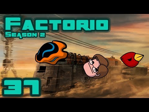 Let's Play Factorio Co-Op [0.15x] - PC Gameplay Part 37 - Technology = Thinking Rocks
