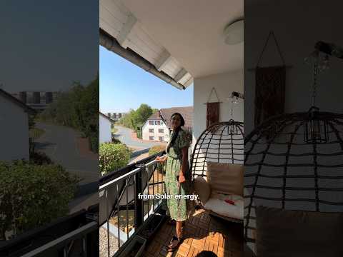 Turning sunlight into energy right from my balcony in Germany | Sunshare Ray Balkonkraft #sunshare
