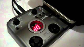 Video thumbnail for ZOOM G1X guitar multi effects pedal demo by Gearfacts