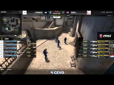 Aftermath vs Infused Map 1 (CEVO-M CS:GO Season 8) Metuz