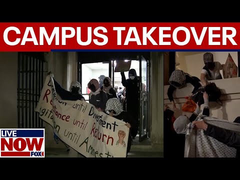 Video | Gaza war protesters take over Barnard College building | LiveNOW from FOX