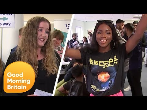 A-Level Students Open Their Results Live on Air! | Good Morning Britain
