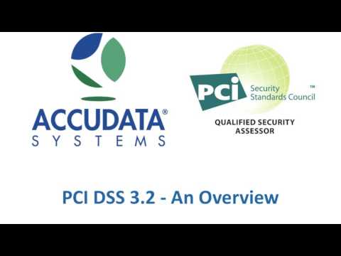 PCI DSS 3.2 Overview