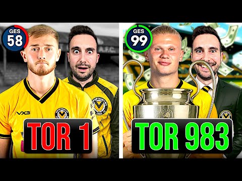 Jedes Tor = 1 Mio AUS 4. LIGA BIS ZUM CL TITEL!! 💸🔥