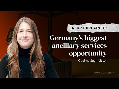 aFRR Explained: Germany's Biggest Ancillary Services Opportunity