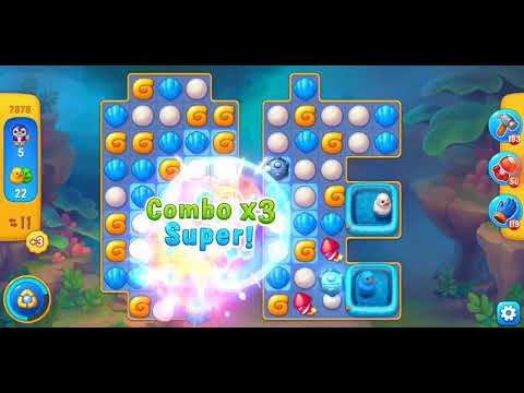 Fishdom. 7878 level no boosters and diamonds