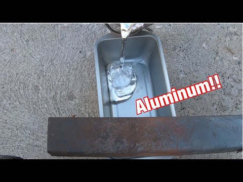 Big aluminum bar pour  (fail)