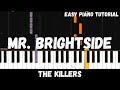 The Killers - Mr. Brightside (Easy Piano Tutorial)