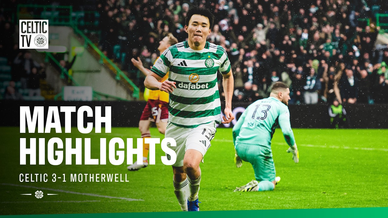 Scottish Premiership Highlights | Celtic 3-1 Motherwell (14/03/26)