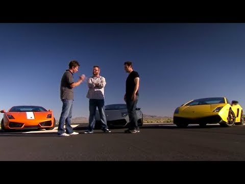 Lamborghini drag-race | Top Gear USA