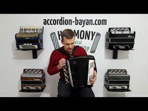 Tulskiy Russian Bayan Tula, 3 Row Chromatic Button Accordion, | Reverb