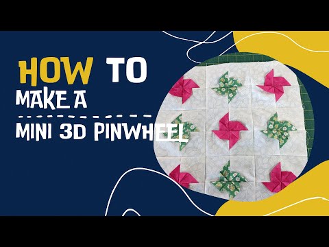 How to Make a Mini 3D Pinwheel