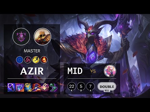 Azir Mid vs Seraphine - EUW Master Patch 11.11