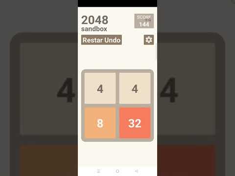My highest score in 2x2 | 2048