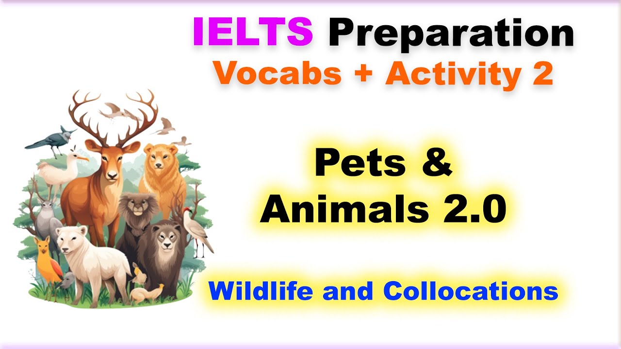 MASTERING IELTS Wildlife Vocabulary in Just ONE Video!