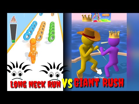 📌Long Neck Run 🆚 Giant Rush New Level update gameplay