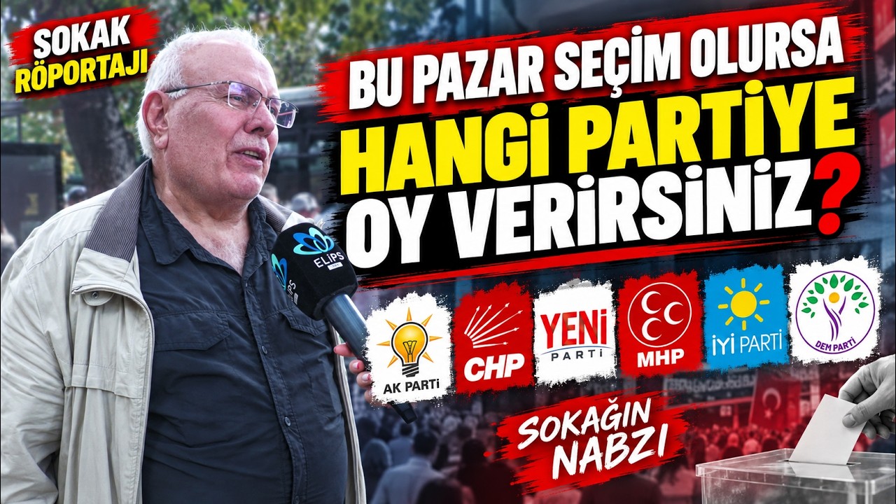 Bu pazar seçim olsa hangi partiye oy verirsiniz? ŞOK sonuçlar