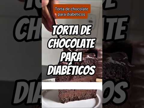 Torta de chocolate para diabéticos