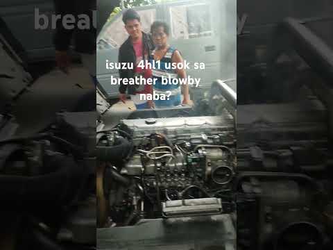 Isuzu 4hl1 usok sa breather #isuzu #replacementparts #cylinderhead