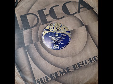 The Little Shoemaker - Frank Weir and his Saxophone - 78rpm