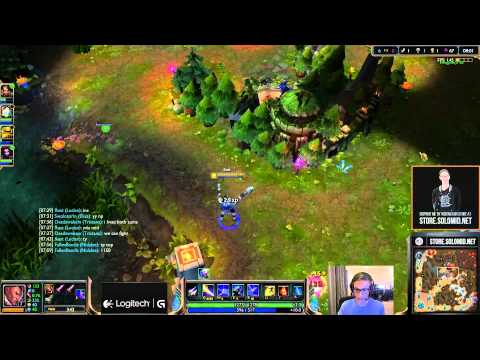 Bjergsen Lucian vs Xerath [Challenger Ranked solo queue mid]