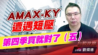 AMAX-KY遭遇短壓，第四季買就對了（五）！｜台股攻略｜劉烱德 (圖)