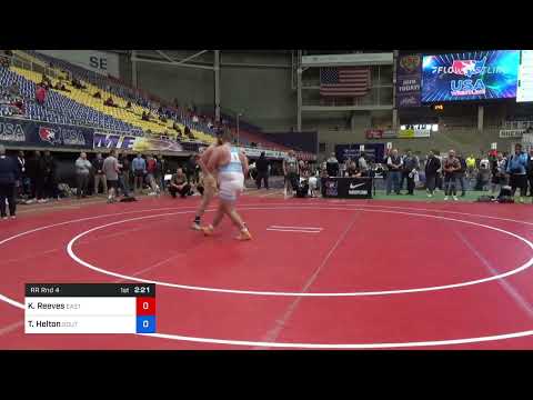 130 Kg Rr Rnd 4 - Kaleb Reeves, Eastern Iowa Wrestling Club Vs Thomas Helton, Southern Illinois Re