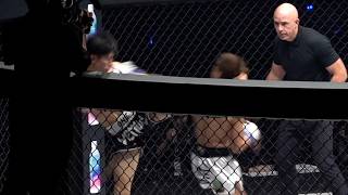 【ONE 試合映像】吉成名高、流血しながらも神業ハイキックでKO勝利！マスドールを撃破し防衛成功『ONE SAMURAI 4』リング映像