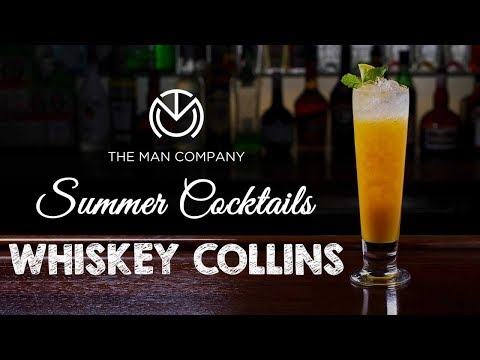 How To Make Whiskey Cocktail by Yangdup Lama - The Man Company | Collins Whiskey Cocktail