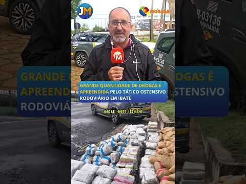 Grande quantidade de drogas é apreendida pelo Tático Ostensivo Rodoviário em Ibaté
