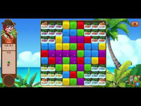 🏝 미스터리 아일랜드 : 모험의 시작 • level 146 •  no boosters • Lost Island Blast Adventure