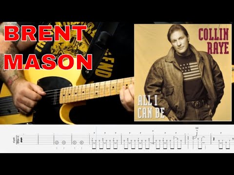 Brent Mason Solo - Colin Raye - Any Old Stretch Of Blacktop (TABS)