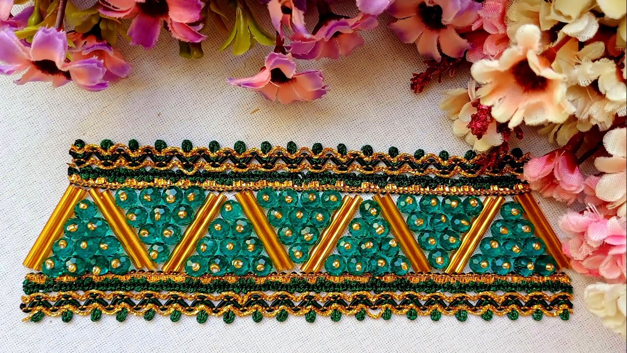 I don't think anyone can teach you so many variations in embroidery borders at once... ⚘️#diy