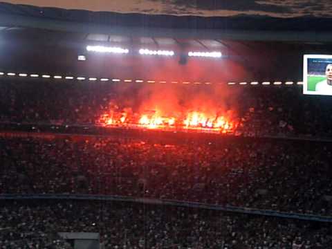 FC Bayern München vs FC Zürich Pyro