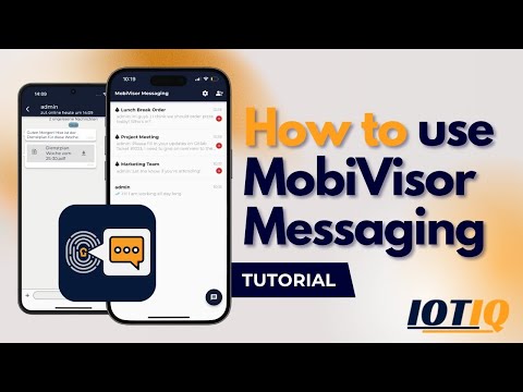 MobiVisor Messaging nasıl kullanılır