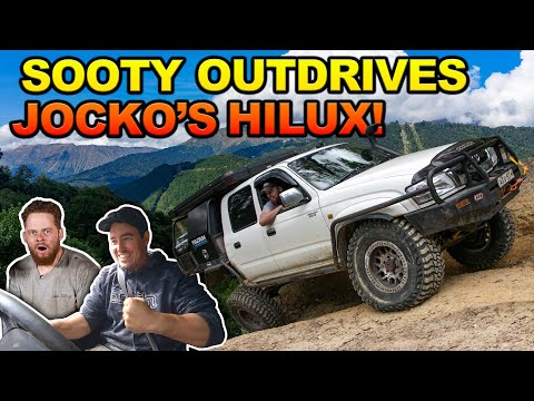 Shauno’s cooking disaster! PANEL DAMAGE on first rock step – Jock’s tough NSW weekender in Yalwal