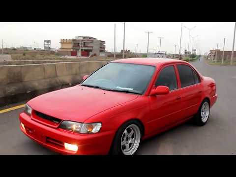 Mike"s  7afe 6speed lsd ae101 Getting Rowdy On the Street"s Of Peshawar..!!