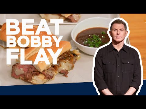 Bobby Flay Makes a French Dip | Beat Bobby Flay | Food Network