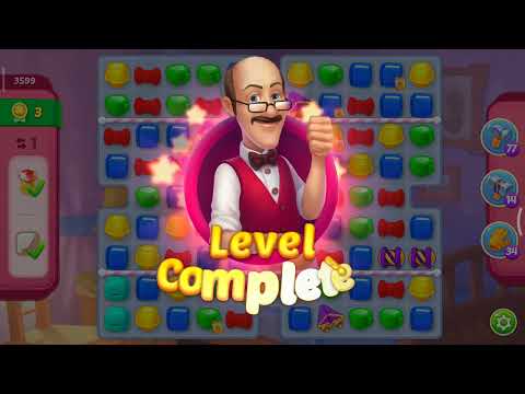 homescapes level 3599 - super hard