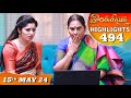 Ilakkiya Serial | EP 494 Highlights | 15th May 2024 | Shambhavy | Nandan | Sushma Nair